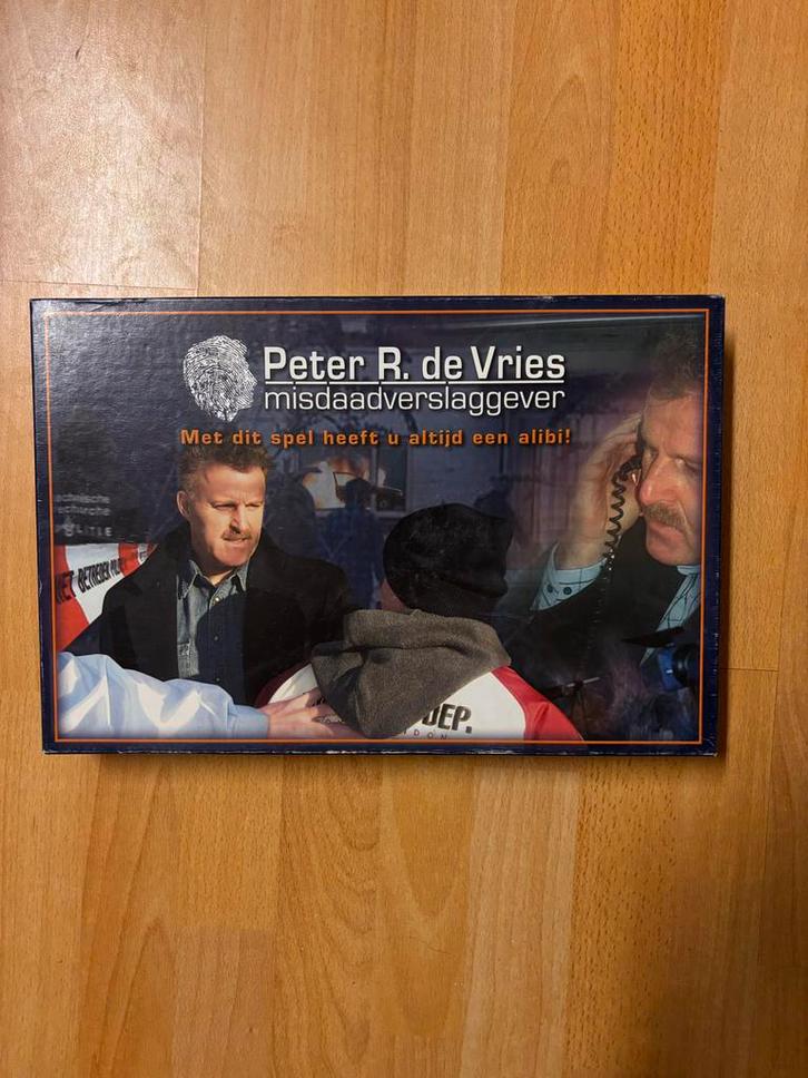 Peter R. de Vries Misdaadverslaggever spel - Compleet, Hobby en Vrije tijd, Gezelschapsspellen | Bordspellen, Zo goed als nieuw