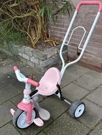 Roze Smoby loopfiets met duwstang, Ophalen of Verzenden, Gebruikt, Loopfiets