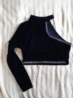 PARTYTOP VELOURS MT M NIEUW MET ZILVER 🖤, Ophalen of Verzenden, Nieuw, Maat 38/40 (M), Zwart