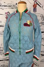 Gucci flower lace bomber jack + broek maat 10 origineel, Kinderen en Baby's, Kinderkleding | Maat 134, Ophalen of Verzenden