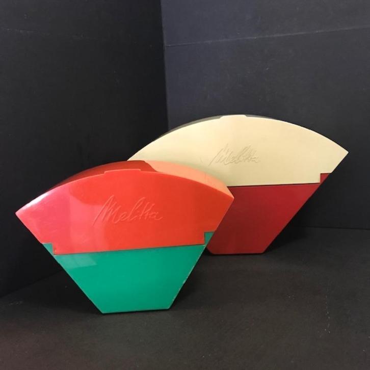 2 Melitta koffiezakjes houders, Verzamelen, Retro, Overige typen, Ophalen of Verzenden