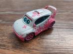 Disney Cars mini racer roze/wit collector's item, Ophalen of Verzenden, Zo goed als nieuw, Auto