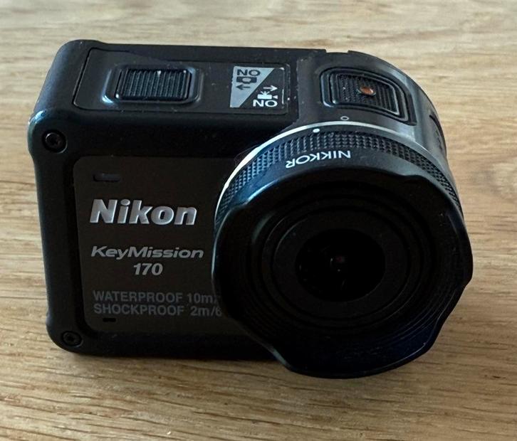 Nikon Action Cam Keymission 170 4k compleet, Audio, Tv en Foto, Videocamera's Digitaal, Zo goed als nieuw, Camera, Overige soorten