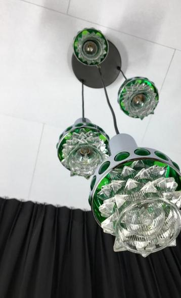 Jaren 70 lamp   waterval lamp   70's lampen beschikbaar voor biedingen