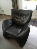 Leolux Echnaton fauteuil, Huis en Inrichting, Ophalen, Gebruikt, 50 tot 75 cm, Leer