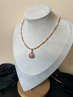 Carneool ketting & hanger power steun stress uniek magie, Sieraden, Tassen en Uiterlijk, Kettingen, Nieuw, Oranje, Ophalen of Verzenden