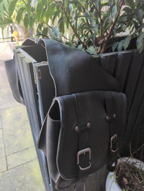 Wild hog motor tas leer handmade, Motoren, Accessoires | Koffers en Tassen, Gebruikt, Ophalen of Verzenden
