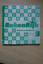 REKENRIJK antwoordenboek 6B, Boeken, Ophalen of Verzenden, Gelezen, Overige niveaus