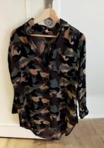Stoere blouse overhemd camouflage print maat 40, Groen, Maat 38/40 (M), Ophalen of Verzenden, Zo goed als nieuw