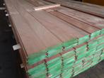 Partij Meranti dakbeschot 167 stuks plank - 41m2 - 1000 euro, Minder dan 180 cm, Gebruikt, Ophalen, Planken