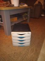 kunststof A4 bak met 4 lades (grijs/zwart) zie foto's, Huis en Inrichting, Kasten | Ladekasten, Ophalen of Verzenden, 3 of 4 laden