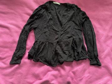 zwarte top tuniek mt m beschikbaar voor biedingen