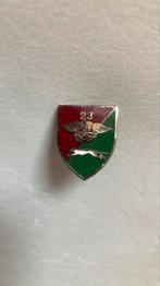 KNIL 23e Aan en Afvoer Troepen speldje, Ophalen of Verzenden, Landmacht, Nederland, Embleem of Badge