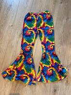 Flower power hippie broek, Kinderen en Baby's, Carnavalskleding en Verkleedspullen, Ophalen of Verzenden, Zo goed als nieuw, 146 t/m 152