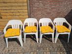 Jardin stapel stoelen, Ophalen, Gebruikt, Kunststof, Stapelbaar