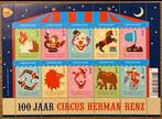 Postzegels pf. 100 jaar circus Herman Renz. 2011, Na 1940, Ophalen of Verzenden, Postfris