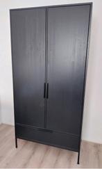 WOOOD zwarte kledingkast ALS NIEUW!, Huis en Inrichting, Ophalen, Nieuw, 50 tot 100 cm, Modern