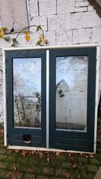 Terrasdeuren met kozijn, Ophalen, Gebruikt, Buitendeur, 200 tot 215 cm