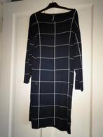 Donkerblauw wit ruit jurk bodyflirt, Maat 38/40 (M), Blauw, Ophalen of Verzenden, Zo goed als nieuw