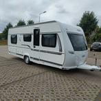 Fendt 515 SGE 6g +TWEE ENKELE BEDDEN+MOVER+LUIFEL ETC NWST, Caravans en Kamperen, Caravans, Standaardzit, 2 aparte bedden, Bedrijf