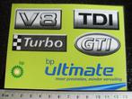 5x sticker BP ultimate oil olie V8 TDI Turbo GTI, Verzenden, Zo goed als nieuw, Bedrijf of Vereniging