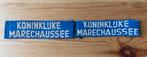 Set naamlinten Koninklijke Marechaussee, Ophalen of Verzenden, Marechaussee, Nederland, Embleem of Badge