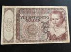 25 gulden Prinsesje uit 1943 - 1b, Postzegels en Munten, Bankbiljetten | Nederland, Ophalen of Verzenden, 25 gulden