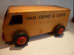 OUDE HOUTEN TRUCK van 26 cm. >>>>VAN GEND & LOOS<<<<, Ophalen of Verzenden, Gebruikt, Bus of Vrachtwagen