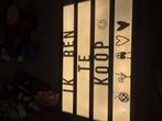 Verlicht letter bord, Ophalen of Verzenden, Zo goed als nieuw