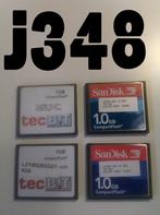 4 stuks compactFlash kaart 1GB, Audio, Tv en Foto, Fotografie | Geheugenkaarten, Compact Flash (CF), Minder dan 2 GB, Gebruikt