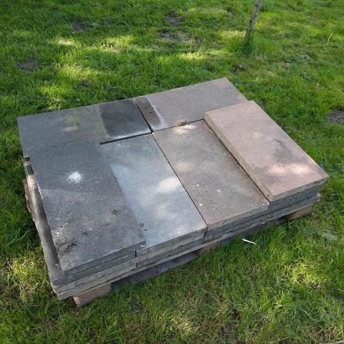 Tuin tegels 60x 30  en 60x 60, Tuin en Terras, Tegels en Klinkers, Zo goed als nieuw, Terrastegels, Beton, 10 m² of meer, Ophalen