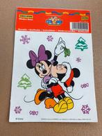 DECO FUN HERBRUIKBARE RAAMSTICKER MICKEY & MINNIE  MOUSE, Verzenden, Nieuw