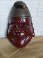 Japanse vintage / antieke omen masker Ebisu, Ophalen of Verzenden
