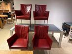 Bert Plantagie Arc Dining Stoelen - Set van 4, Ophalen, ., Leer, Zo goed als nieuw