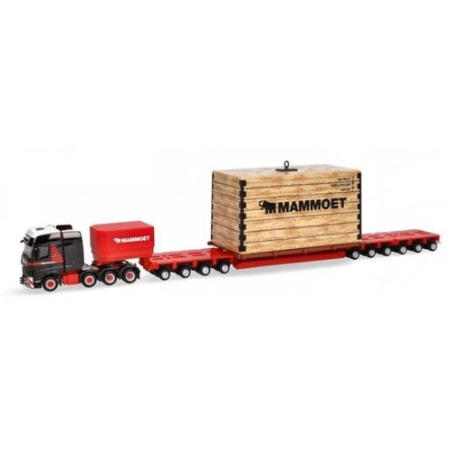Herpa 319201 Mercedes Benz Actros SLT Mammoet 1:87, Hobby en Vrije tijd, Modelauto's | 1:87, Nieuw, Bus of Vrachtwagen, Herpa