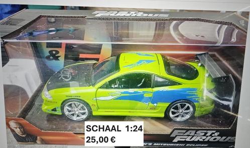 1:24 Jada Fast and the Furious Mitsubishi Eclipse, Hobby en Vrije tijd, Modelauto's | 1:24, Zo goed als nieuw, Jada, Ophalen of Verzenden