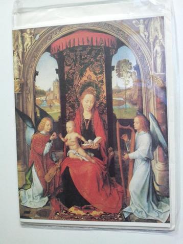 Ansichtkaart ongelopen Maria met kind Hans Memling  beschikbaar voor biedingen