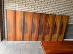 Hard houten treden (Mahonie?), Doe-het-zelf en Verbouw, Hout en Planken, Ophalen, Gebruikt, 25 tot 50 mm, Plank