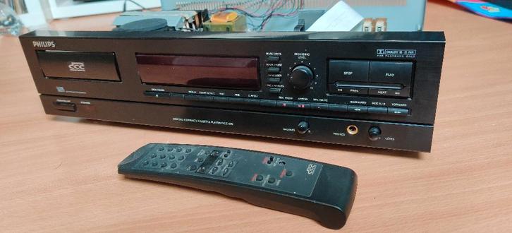 Philips DCC 600 DCC-speler (Defect), Audio, Tv en Foto, Cassettedecks, Enkel, Philips, Auto-reverse, Tape counter, Ophalen of Verzenden