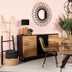 decoratieve ladder teak naturel/zwart 150cm NIEUW, Huis en Inrichting, Woonaccessoires | Wanddecoraties, Ophalen of Verzenden