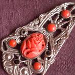 Leuke Hanger met Imitatie Bloedkoraal, Verzenden, Gebruikt, Rood, Overige materialen