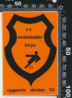 Sticker: VV Onstwedder Boys, Ophalen of Verzenden, Zo goed als nieuw, Sport