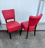 2 stuks nette horeca stoelen Lisa rood VOORRAAD, Ophalen, Twee, Hout, Zo goed als nieuw