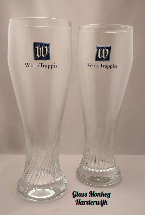 Witte Trappist bierglazen. 50cl ( La Trappe ), Verzamelen, Biermerken, Nieuw, Glas of Glazen, La Trappe, Ophalen of Verzenden