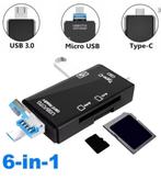 OTG cardreader Kaartlezer voor PC, GSM met USB C, micro , A, Ophalen of Verzenden, Nieuw, Overige typen, Overige merken
