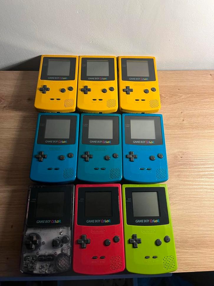 9x Gameboy Color - Getest & Werkend!, Spelcomputers en Games, Spelcomputers | Nintendo Game Boy, Gebruikt, Game Boy Color, Ophalen of Verzenden