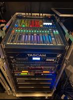 Te koop complete flightcase taperack soundcraft, Ophalen, Zo goed als nieuw, Audio