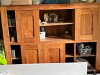 Houten kast met schuifdeuren, Antiek en Kunst, Antiek | Meubels | Kasten, Ophalen
