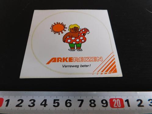 sticker arke reizen strip man zwemband zon *, Verzamelen, Stickers, Zo goed als nieuw, Bedrijf of Vereniging, Ophalen