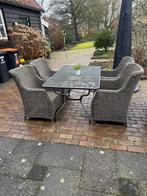 4 x bois le duc loungset met tafel, Tuin en Terras, Ophalen, Zo goed als nieuw